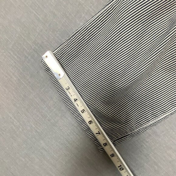 Tommy Hilfiger Striped Trousers Sz 8 Dress Pants Blue and White - Picture 6 of 13